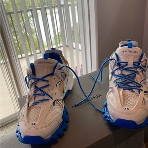 Balenciaga tracks blue size 45/ 12 in good condition 7/10 all authentic 500 obo